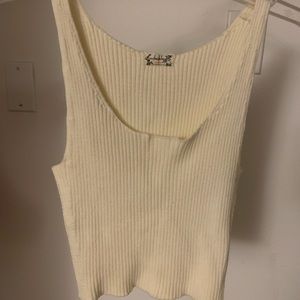 Free People Knit Cropped Tank